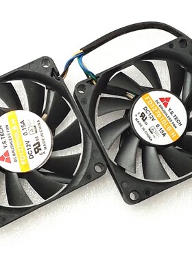 全新元山7010 7CM风扇 4线温控FD127010LB 12V 0.15A超薄滚珠2合1