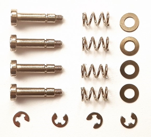 台阶3.5MM 散热器 杆粗3.8MM 散热片风扇 DIY螺栓 M3螺丝弹簧卡扣