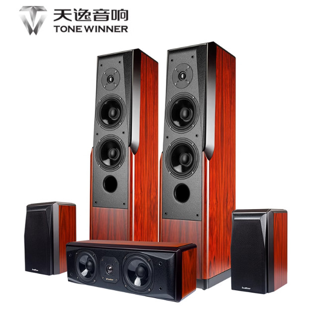Winner/天逸 童笛二号TD-2家庭影院HIFI落地音箱专业木质无源音响