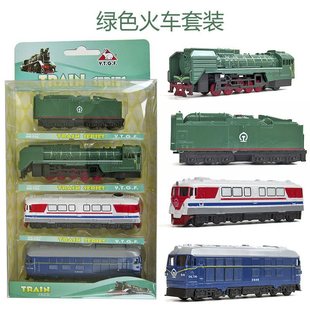 东风火车头地铁合金模型仿真高铁和谐号蒸汽机内燃机车儿童玩具