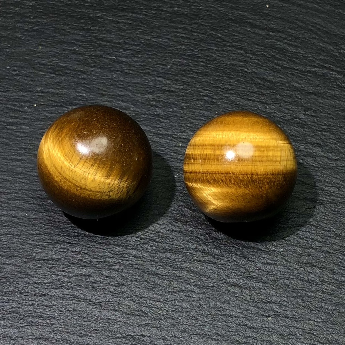 TT0532 天然虎眼石球摆件圆珠七星阵家具摆件茶桌客厅2cm+