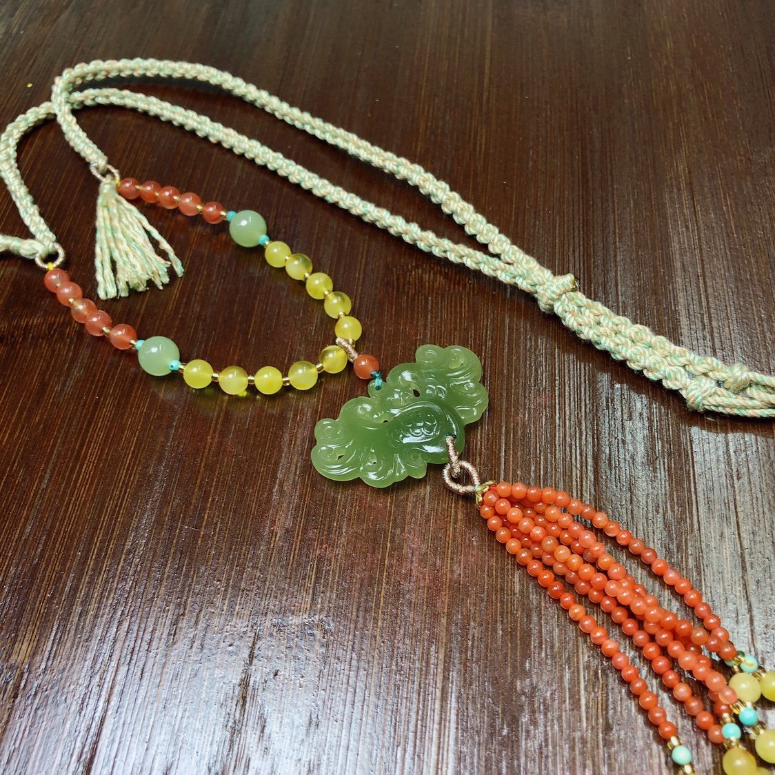 泓石斋 天然和田玉凤飞凰吊坠男女款挂件原创玉坠玉佩精雕40/23mm