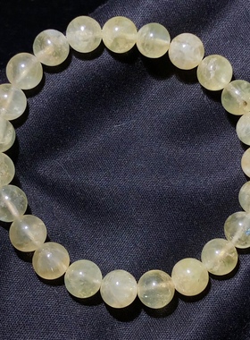 XX0767 天然绿葡萄石手链串绿色水晶8-9mm青提单圈夏季小清新首饰