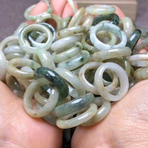 缅甸翡翠首饰翡翠指环