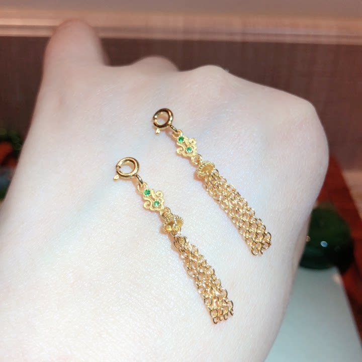 s925银流苏滴流吊坠挂件手链毛衣链项链配件diy