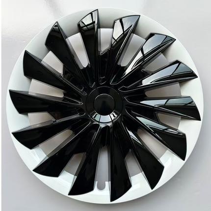 适用20-24款特斯拉modely轮毂改装装饰盖19寸轮毂盖轮罩轮胎外壳