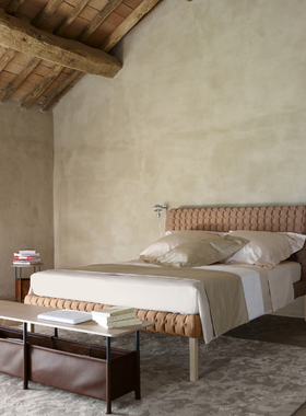 Ligne Roset写意空间Ruche双人床现代简约单人床欧洲原装进口包税