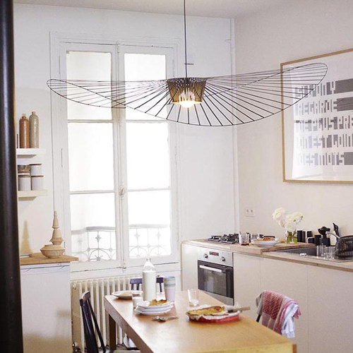 法国客厅书房草帽灯