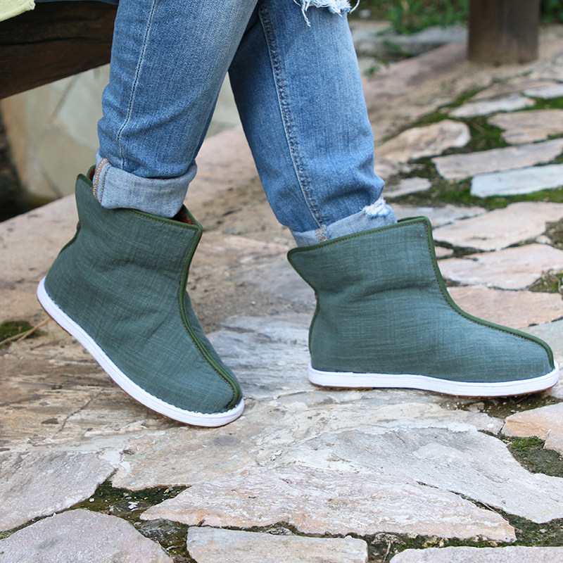 老北京布鞋男女款单鞋休闲中国风汉服汉靴中式古装靴子千层底布鞋,流行男鞋,时装靴,淘宝优惠券,粉丝福利购,淘宝优惠卷