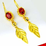 Серьги, золотой долговечный аксессуар