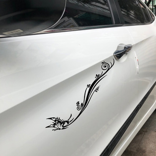 个性 饰贴画创意贴纸灯眉车头盖 创意蝴蝶汽车贴纸车身玻璃装