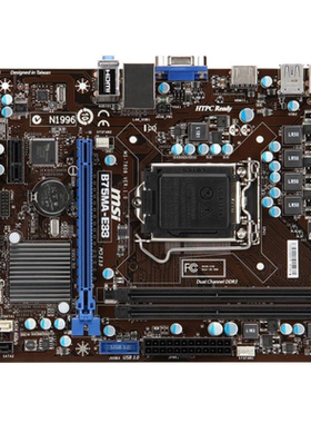 爆新 1155针MSI/微星 B75MA-E33 E31 IE35 P45主板 B75 VGA DDR3