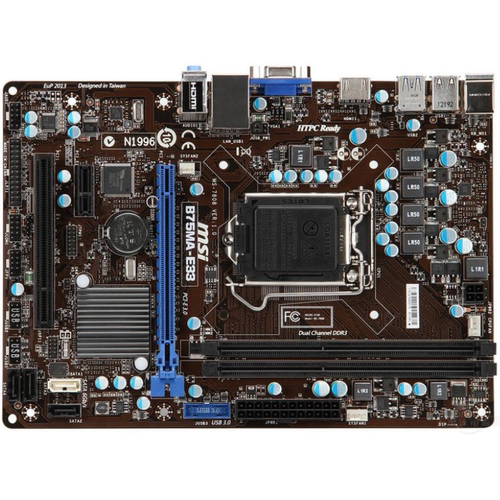 爆新 1155针MSI/微星 B75MA-E33 E31 IE35 P45主板 B75 VGA DDR3