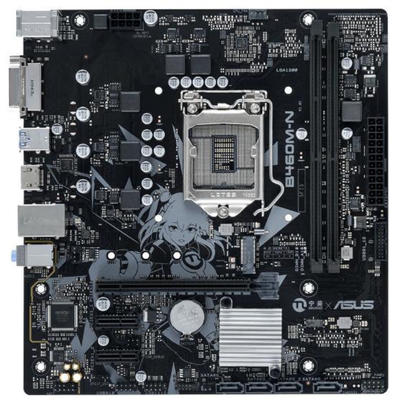 爆新 1200针华硕B460M-N主板 B460 DVI HDMI M.2 USB3 DDR4