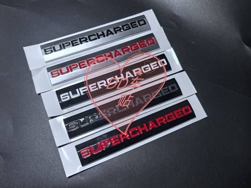 适用于路虎揽胜发现神行SUPERCHARGED涡轮增压改装标 HSE后尾箱标