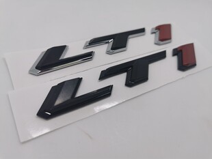 适用于雪佛兰科迈罗CAMARO LT1贴标 侧标改装车标LT1叶子板标志