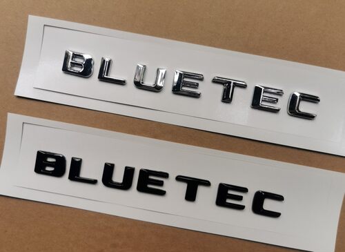 适用于奔驰柴油版车标BLUETEC字标后尾标志车贴C级E级S级改装标识