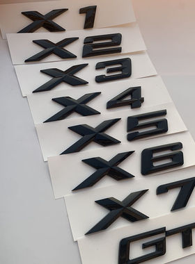 适配宝马XDrive30i车标X5X1后X3尾标改装叶子板侧标X6X7标28i标志