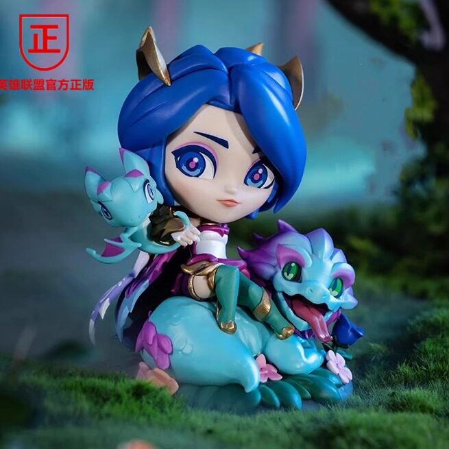 官方正版LOL英雄联盟神龙尊者苍龙艾希手办玩偶公仔模型摆件现货