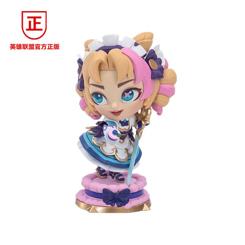 官方正版LOL英雄联盟咖啡甜心格温手办香草忌廉炫彩摆件公仔周边
