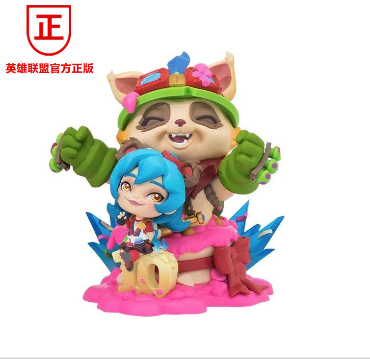 官方正版LOL英雄联盟安妮提莫手办十周年限定模型摆件公仔现货