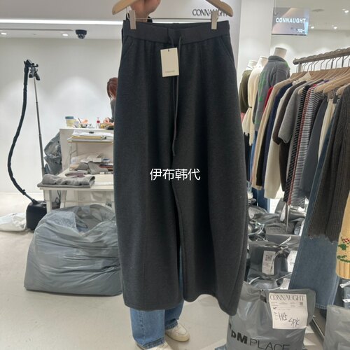 26春松紧腰抽绳直筒卫裤