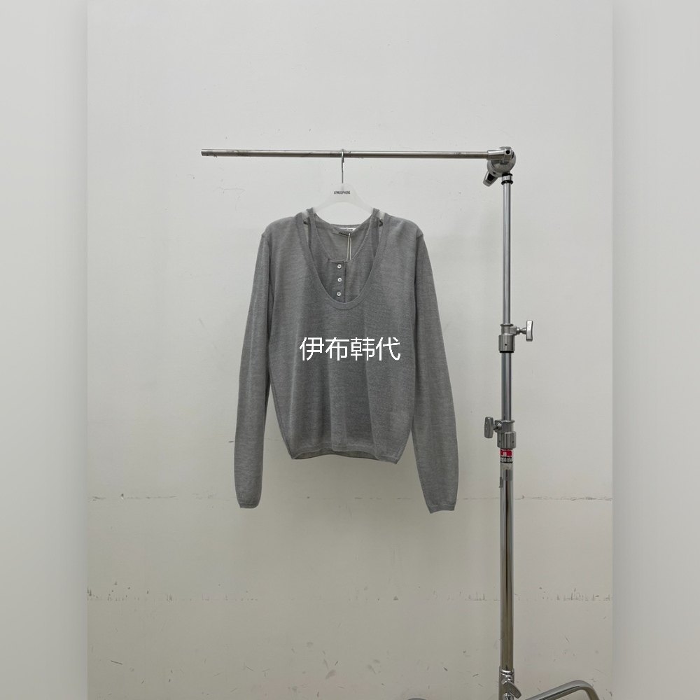 ATMOSPHERE韩国东大门正品代购26春款 圆领层叠背心两件套针织衫,女装/女士精品,毛针织衫,淘宝优惠券,粉丝福利购,淘宝优惠卷