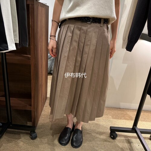 休闲时尚百褶裙半裙长裙