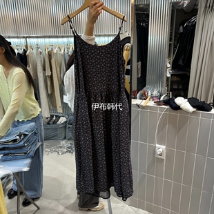 碎花休闲吊带裙长裙连衣裙 26春款 ALEGRE韩国东大门正品 代购