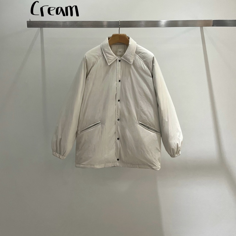 ONESTASTE韩国东大门正品代购25冬款 翻领休闲纯色简约羽绒服外套