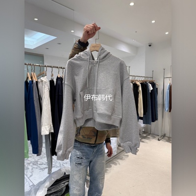 连帽纯色拉链卫衣开衫外套