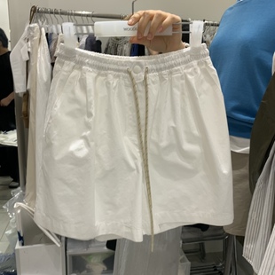 26春款 WOOD SAGE韩国东大门正品 代购 松紧腰抽绳休闲宽松百搭短裤