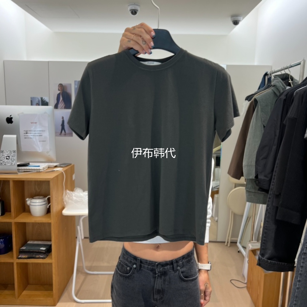 圆领纯色基础款休闲短袖T恤