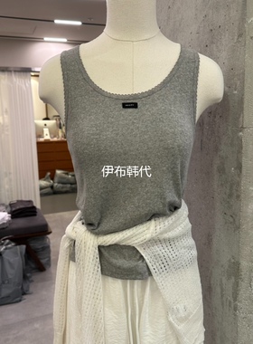 URBANSTORY/REMAKING韩国东大门正品代购26夏 花边领贴标休闲背心