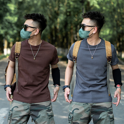 长袖美式复古男士300克