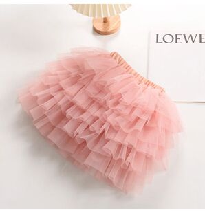 女童短裙半身裙打底裙网纱蓬蓬裙儿童蛋糕裙春夏宝宝百搭公主裙子