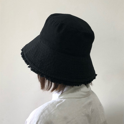 帽子女春夏日系UV遮脸防紫外线大小头围渔夫帽防晒帽遮阳帽太阳帽