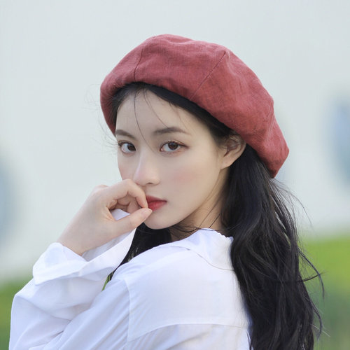 日系新款时尚春夏百搭贝雷帽子女