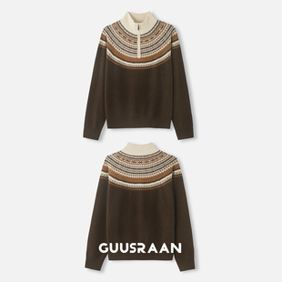 跳转新店拍～暖绒栖身山川之色 | 独家渠道牦牛绒+羊绒费尔岛毛衣