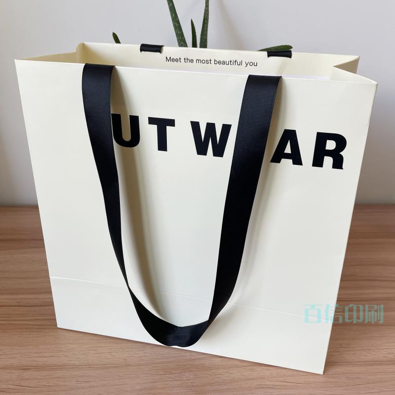 服装店手提袋纸袋定制印logo高级礼品化妆袋定做童装男女装购物袋