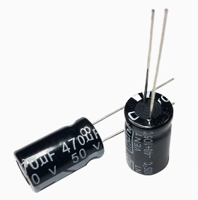 全新优质 50V470UF 50V 体积:10X16mm 黑色 电脑主板常用电解电容