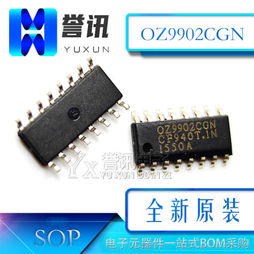 一个起【直拍】OZ9902CGN 全新正品LED液晶电源芯片 贴片-16脚
