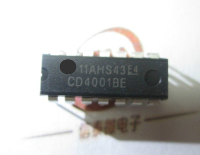 DIP-14 TC4001BP CD4001BE HEF4001 全新原装 四2输入端或非门