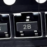 （50个） BC849B 丝印2B SOT-23 NPN晶体管 贴片三极管 0.1A 30V