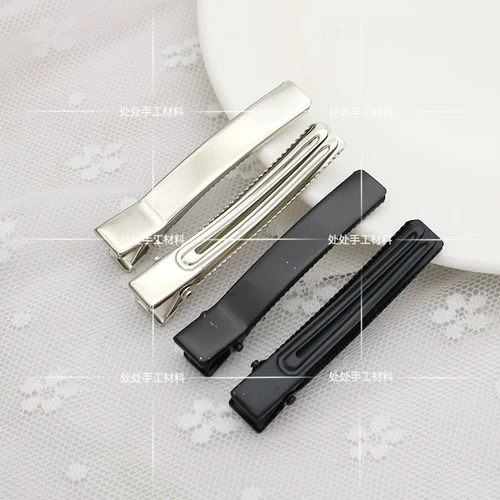 Качественный матовый черный аксессуар для волос, 100 шт, DIY