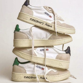 Autry做旧小脏鞋 低帮涂鸦小白鞋 拼色休闲运动板鞋 正品 男女情侣鞋