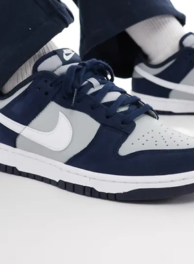 Nike Dunk Low 舒适百搭低帮板鞋 男女同款 蓝灰色 IB3079-400