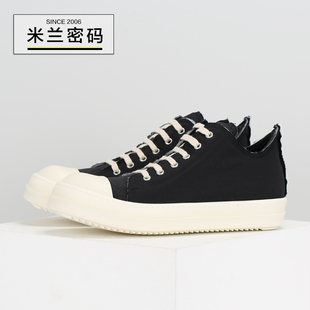 RO黑白低帮休闲板鞋 Low Rick 36.5码 意产 sneakers Owens 清仓