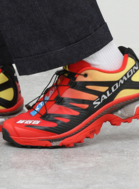 SALOMON萨洛蒙XT-4 OG复古潮流低帮户外功能鞋跑步鞋火红色470242