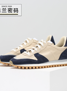 现货 斯洛伐克制 Novesta Marathon复古靛蓝拼接翻毛马拉松跑鞋